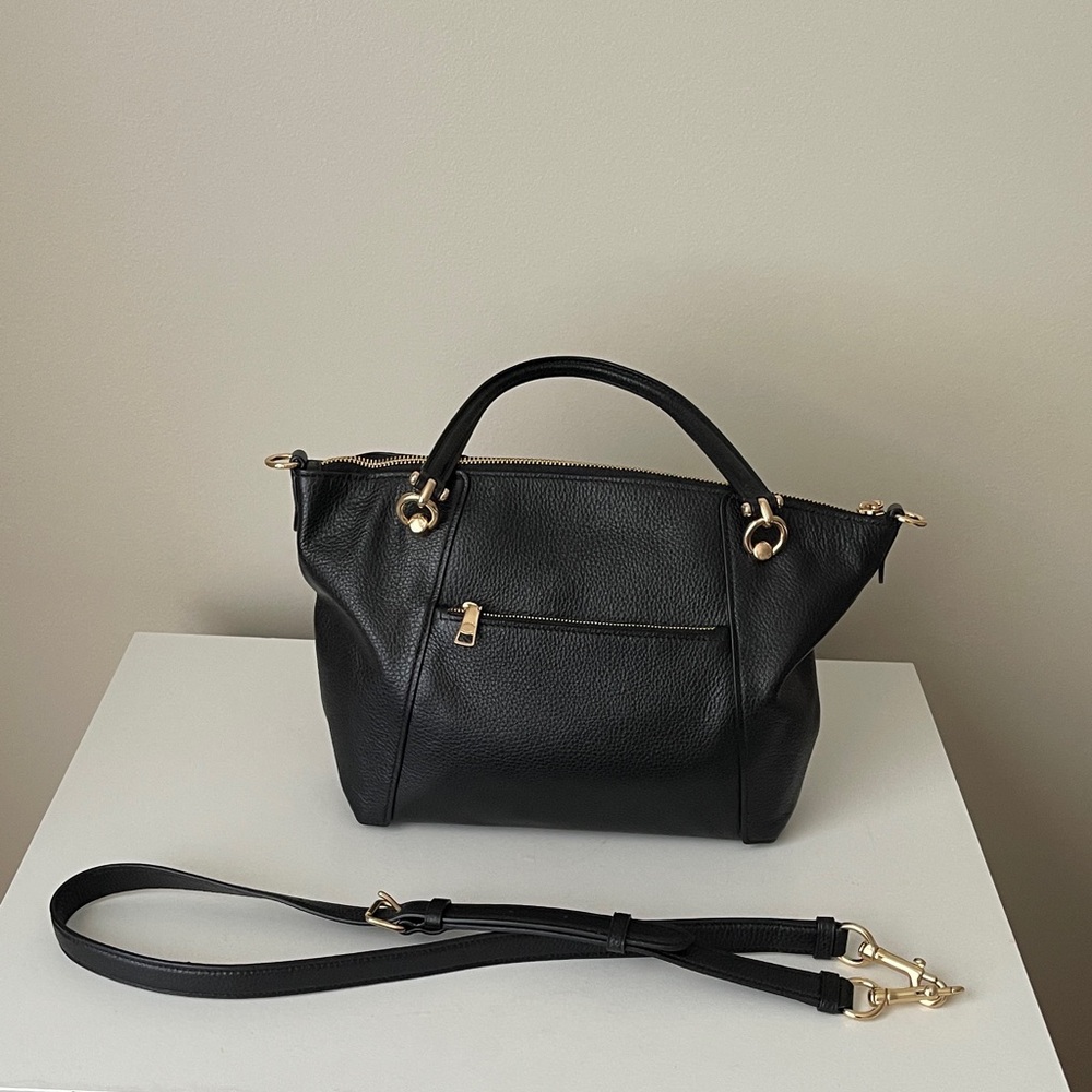 Coach Black Leather Shoulder Bag - Picture 2 of 5